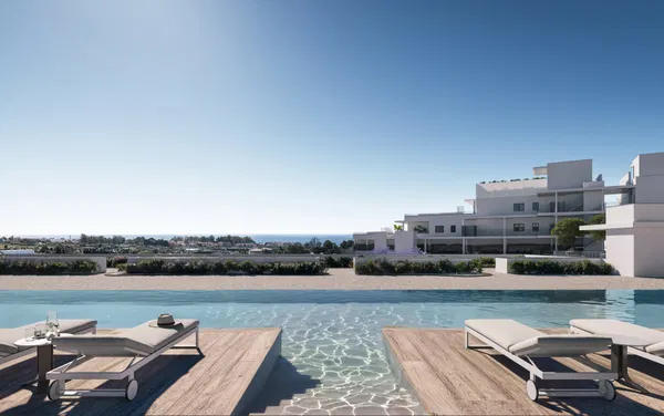 Off-plan apartment in a new development in the heart of the New Golden Mile, Estepona