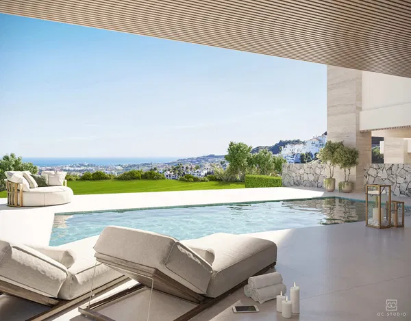 Exceptional contemporary villa with panoramic Mediterranean views in a prime setting, La Quinta, Benahavís
