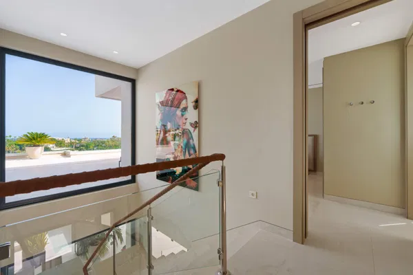 Modern frontline golf villa with panoramic views in the heart of the Golf Valley in Nueva Andalucía, Marbella