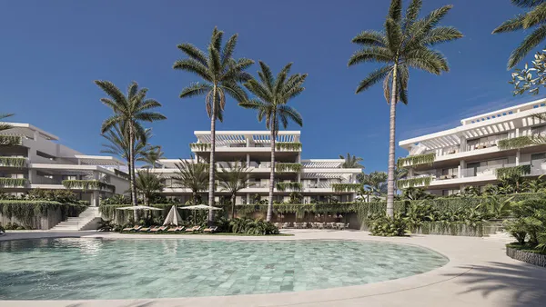 Sophisticated penthouse with rooftop terrace and panoramic sea views in Estepona