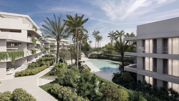 Sophisticated penthouse with rooftop terrace and panoramic sea views in Estepona