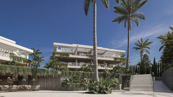 Elegant contemporary off plan apartment with private terrace in Estepona