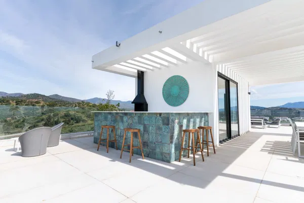 Luxury villa surrounded by nature with stunning panoramic views, New Golden Mile, Estepona