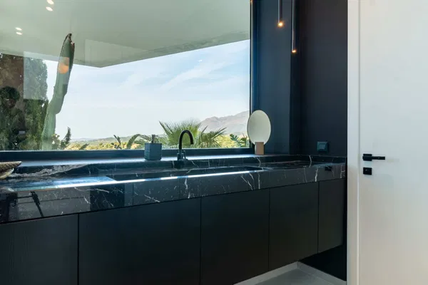 Luxury villa surrounded by nature with stunning panoramic views, New Golden Mile, Estepona