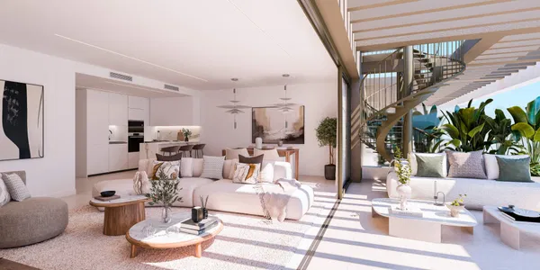 Exceptional Penthouse with Rooftop Solarium and Covered Terraces in Las Mesas Estepona