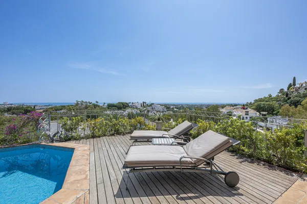 Casa Greco:  a timeless andalusian elegance with panoramic Mediterranean views in El Herrojo Alto, Benahavís