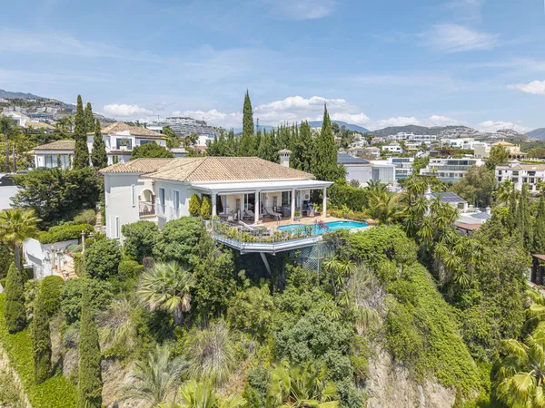 Casa Greco:  a timeless andalusian elegance with panoramic Mediterranean views in El Herrojo Alto, Benahavís