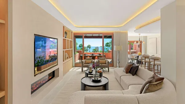 Refined beachfront duplex penthouse with Andalusian elegance, New Golden Mile, Estepona