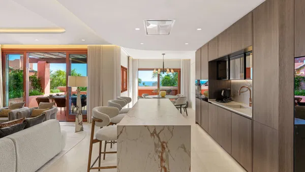 Refined beachfront duplex penthouse with Andalusian elegance, New Golden Mile, Estepona