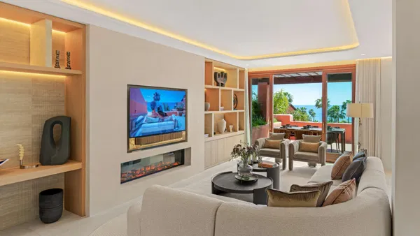 Refined beachfront duplex penthouse with Andalusian elegance, New Golden Mile, Estepona